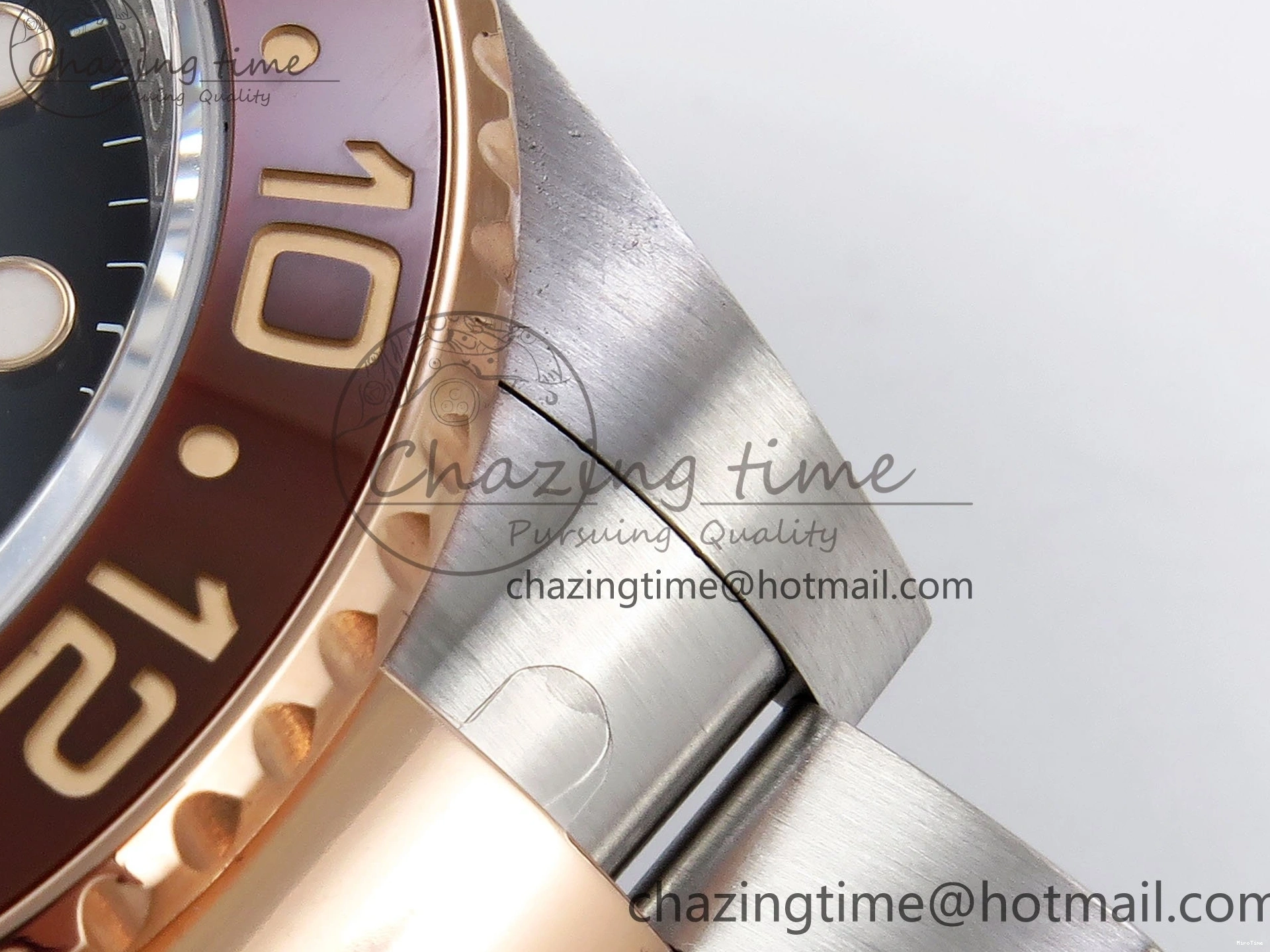 MiroTime 0206 GMT-Master II 126711 CHNR ARF 1:1 Best Edition Black Dial on RG SS Bracelet VR3285 CHS WeatherProof 1661